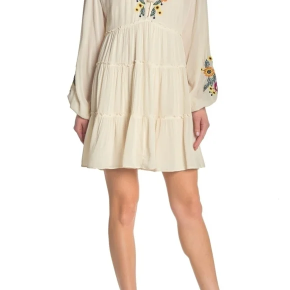 FREE PEOPLE Boho Embroidered Dress - Picture 5 of 8